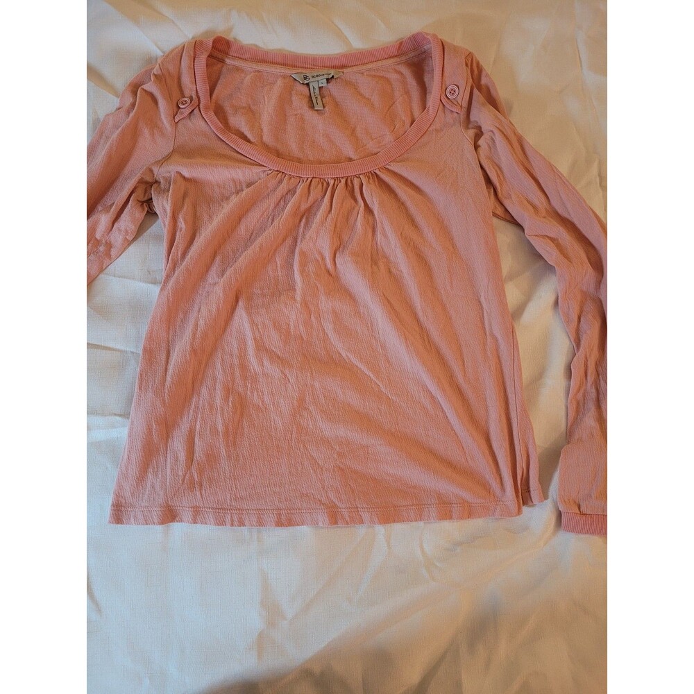 BCB GENERATION WOMEN'S LONG SLEEVE PINK TOP – SIZE L